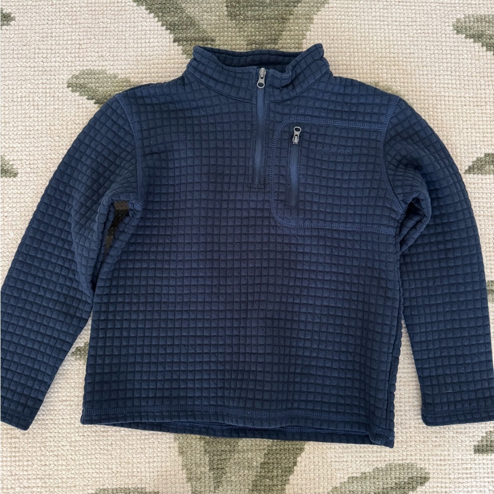 Properly Tied Boys Navy Blue Quilted Pullover